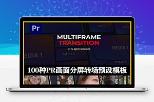 PR模板|100种分屏转场预设多屏网格画面组合视频 支持横屏竖屏-Multiscreen Transition
