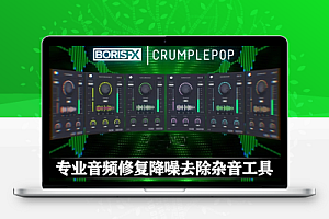 AU/达芬奇/VST3插件|专业音频降噪去除杂音插件 Boris FX CrumplePop 2025.0.17 CE Win/Mac破解版下载