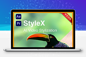 中文汉化-AE/PR卡通动漫风格化视频制作插件 StyleX v1.0.3 Win/Mac