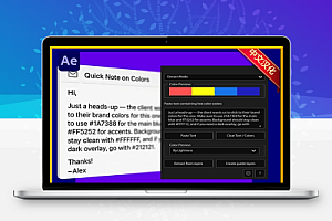 中文汉化-AE一键提取文本图层颜色值脚本 Hextractor V1.0.0 + 使用教程