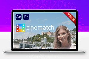 中文汉化-PR/AE摄像机色彩空间匹配调色插件 FilmConvert CineMatch v1.41 Win/Mac