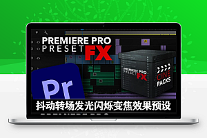 PR预设|69组视频抖动转场发光闪烁变焦效果预设 Premiere Pro Preset FX