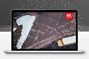 33个雪花粒子下雪特效合成4K视频素材 ActionVFX- Falling Snow