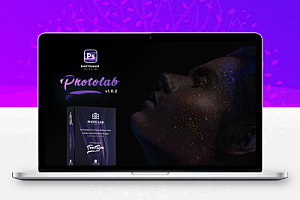 中文汉化-PS图片特效滤镜调色修饰脚本插件 Photo Lab – Photo Editing Tools V1.0.2