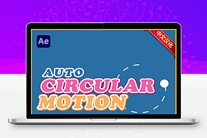中文汉化-AE脚本|图层圆周运动MG动画工具 AutoCircularMotion v1.07