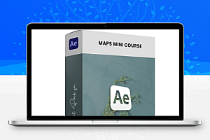 AE教程|零基础使用GEOlayers 3插件制作地图动画入门教程 Flat Pack FX – After Effects Geolayers Mini Course