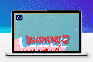 AE长阴影拖尾投影效果插件 LongShadow 2 V1.6 Win/Mac