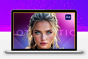 AE模板|2D平面图片转3D伪空间透视景深动画特效 Photomotion Portrait – 3D Photo Animator