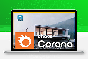 3DS MAX实时交互CR渲染器 Corona Renderer 13 for 3ds Max 2016-2026 + 离线材质预设库