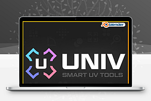 Blender高级UV编辑工具包 Univ Pro V3.8.0 – Over 100 Uv Operators