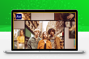 AE模板|复古优雅回忆照片三维幻灯片动画 3D Photo Slideshow