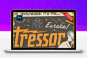 中文汉化-PS复古纹理老化破损效果生成插件 Distressor – Texturelabs v1.0.7 + 使用教程