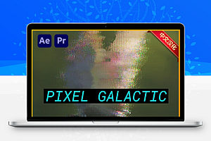中文汉化-AE/PR梦幻拖尾故障像素效果插件 Pixel Galactic V1.0.1 Win/Mac + 使用教程