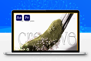 AE/PR模板|优雅有机植物自然生长动画海报 Organic Growth Posters