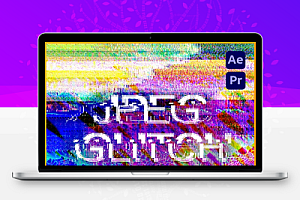 中文汉化版-AE/PR故障干扰花屏损坏特效插件 JPEG glitch 1.0.4 Win/Mac
