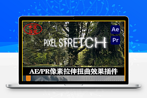 中文汉化-AE/PR插件|像素拉伸扭曲效果 Pixel Stretch v1.6.0 Win/Mac