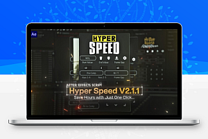 【AE脚本】AE变速运动平铺关键帧跟踪预合成脚本工具 FoxenDead – Hyper Speed v2.1.1 汉化版 +使用教程