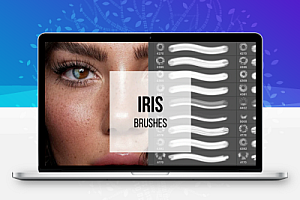 【PS笔刷】超自然眼睛虹膜笔刷 Tamara Williams Iris Photoshop Brushes