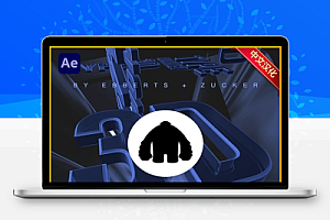 中文汉化-AE真实三维立体文字标题排版空间翻转组合动画脚本 TypeMonkey3D v1.0.1 + 使用教程