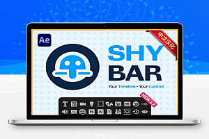 中文汉化-AE时间线图层动画快捷高效管理控制脚本 Shy Bar v1.2.0.2