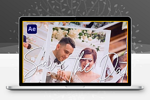 AE模板|浪漫婚礼视频回忆相册幻灯片 Wedding Slideshow