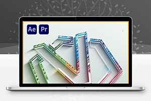 AE/PR模板|简洁品牌企业标志动画 Logo Animation