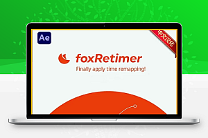 中文汉化-AE时间重映射脚本 foxRetimer V1.3 + 使用教程