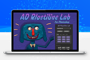 中文汉化-PS一键实现逼真橡皮泥风格绘画插件 AD Plastiline Lab