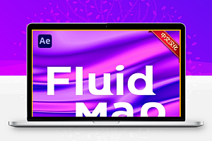 中文汉化-AE流体风格灰度贴图生成插件 Fluid Map V1.0 + 使用教程