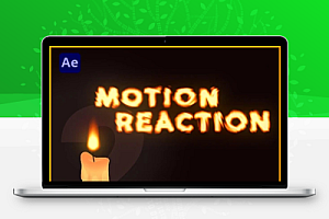 AE脚本|图层运动拖尾变形效果工具 Motion Reaction 2 V1.1 + 使用教程