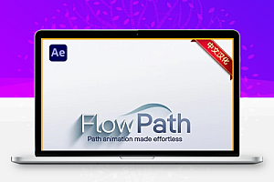 中文汉化-AE高级路径动画控制脚本 FlowPath V1.0 + 使用教程