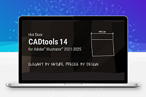 中文汉化-Ai工程制图距离测量标注图形绘制插件 Hot Door CADtools 14.4.4 Win/Mac中文版