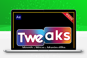 中文汉化-AE高级图层分布路径形状控制脚本 Tweaks v1.2.8 + 使用教程
