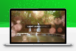 达芬奇梦幻婚礼浪漫光效叠加特效预设 Light Leaks Effect