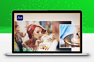 AE模板|唯美浪漫婚礼视频幻灯片动画 Wedding Moments Slideshow