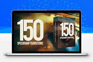 【达芬奇模板】150款视频速度快慢拉伸渐变模糊光效转场过渡预设 Speed Ramp Transitions for DaVinci Resolve