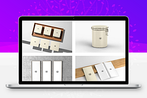 茶叶品牌包装PS样机茶壶纸杯礼盒手提袋vi贴图效果展示设计素材27款