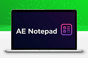 中文汉化-AE脚本项目工程注释笔记生成工具 AE Notepad v1.5