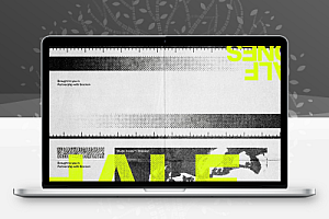 【PS笔刷】122支复古半色调雕刻印刷像素化纹理艺术设计PS画笔 Studio Innate – Halftones