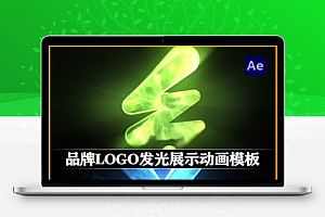 AE模板|品牌LOGO发光展示动画 Fast Stroke Logo Reveal