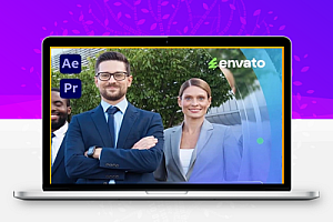 AE/PR模板|创意企业宣传产品介绍展示幻灯片 Creative Corporate Slideshow