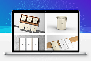 茶叶品牌包装PS样机茶壶纸杯礼盒手提袋vi贴图效果展示设计素材27款