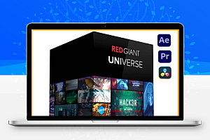 AE/PR/达芬奇插件|Red Giant Universe 2025.3.3 Win/Mac中文版/英文版/破解版 红巨人视觉特效转场宇宙套装插件