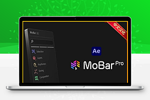 中文汉化-AE多功能可提高效率快捷命令工具箱脚本 MoBar Pro V3.4.0