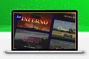 AE模板|100组动感电影片头文字标题动画 Cinematic Titles vol.01-05 | After Effects