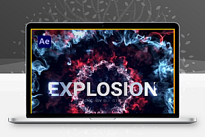 AE模板|10种能量爆发LOGO标志展示动画 Quick Logo Sting Pack 13: Energy Burst