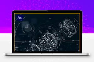 AE模板|未来科技感HUD界面动画预设包 Sci-fi Interface HUD Package