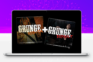 AE预设|嘻哈说唱MV镜头失真粗糙效果 Asim Nauwag ULTIMATE GRUNGE FX BUNDLE