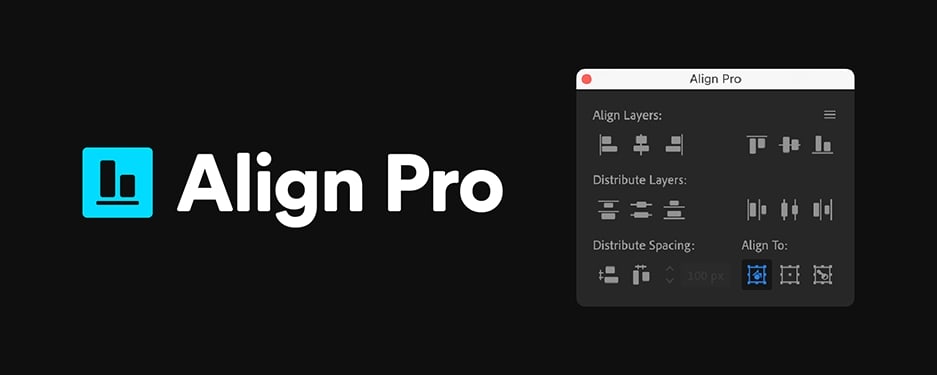 中文汉化-AE脚本智能快速图层对齐工具 Align Pro v1.3.1+使用教程