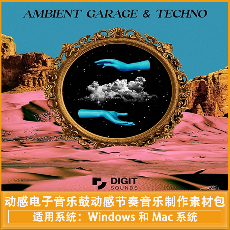 动感电子音乐鼓动感节奏音乐制作素材包 Digit Sounds Ambient Garage and Techno